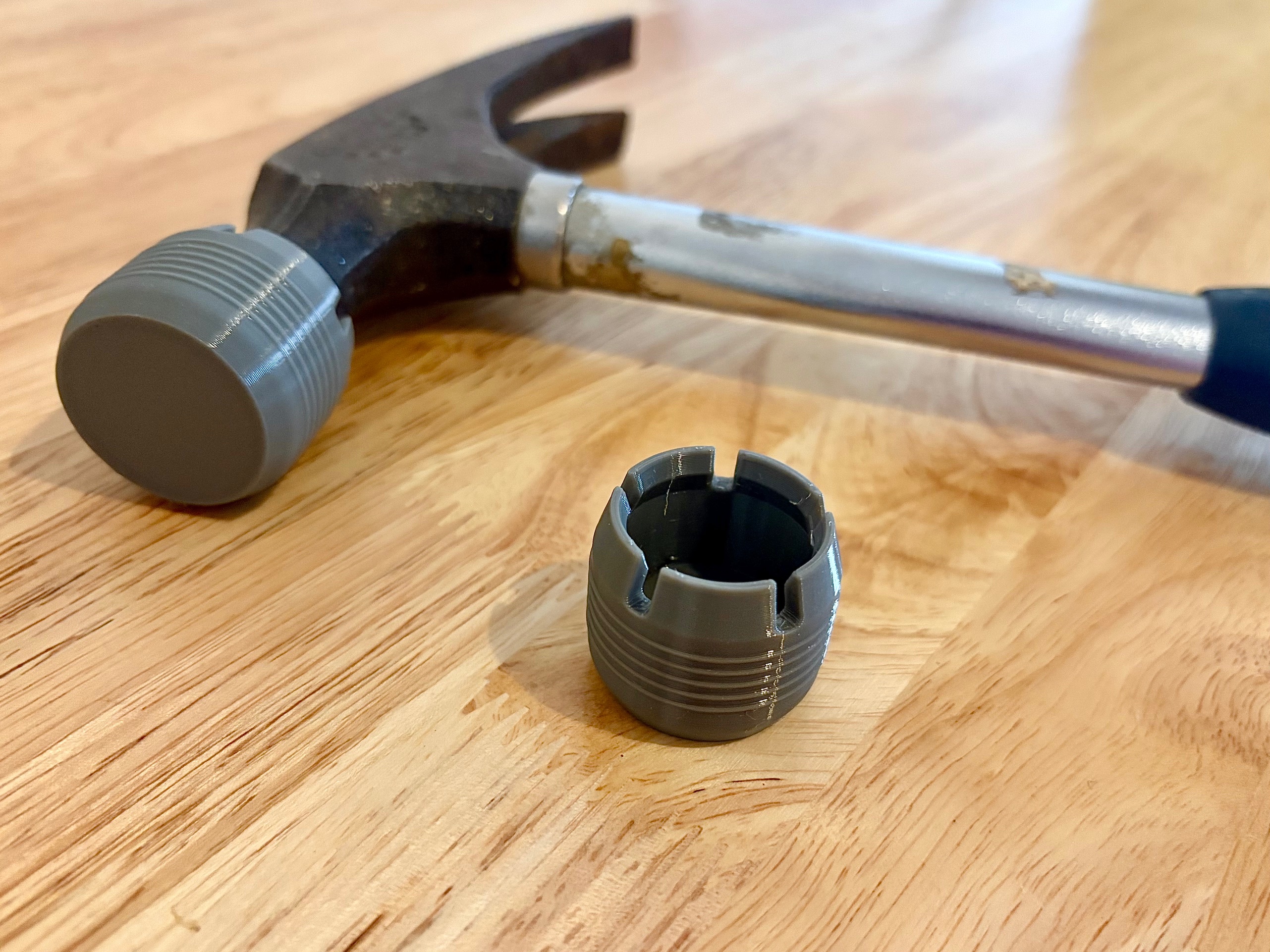 Parametric TPU Hammer Mallet Cap