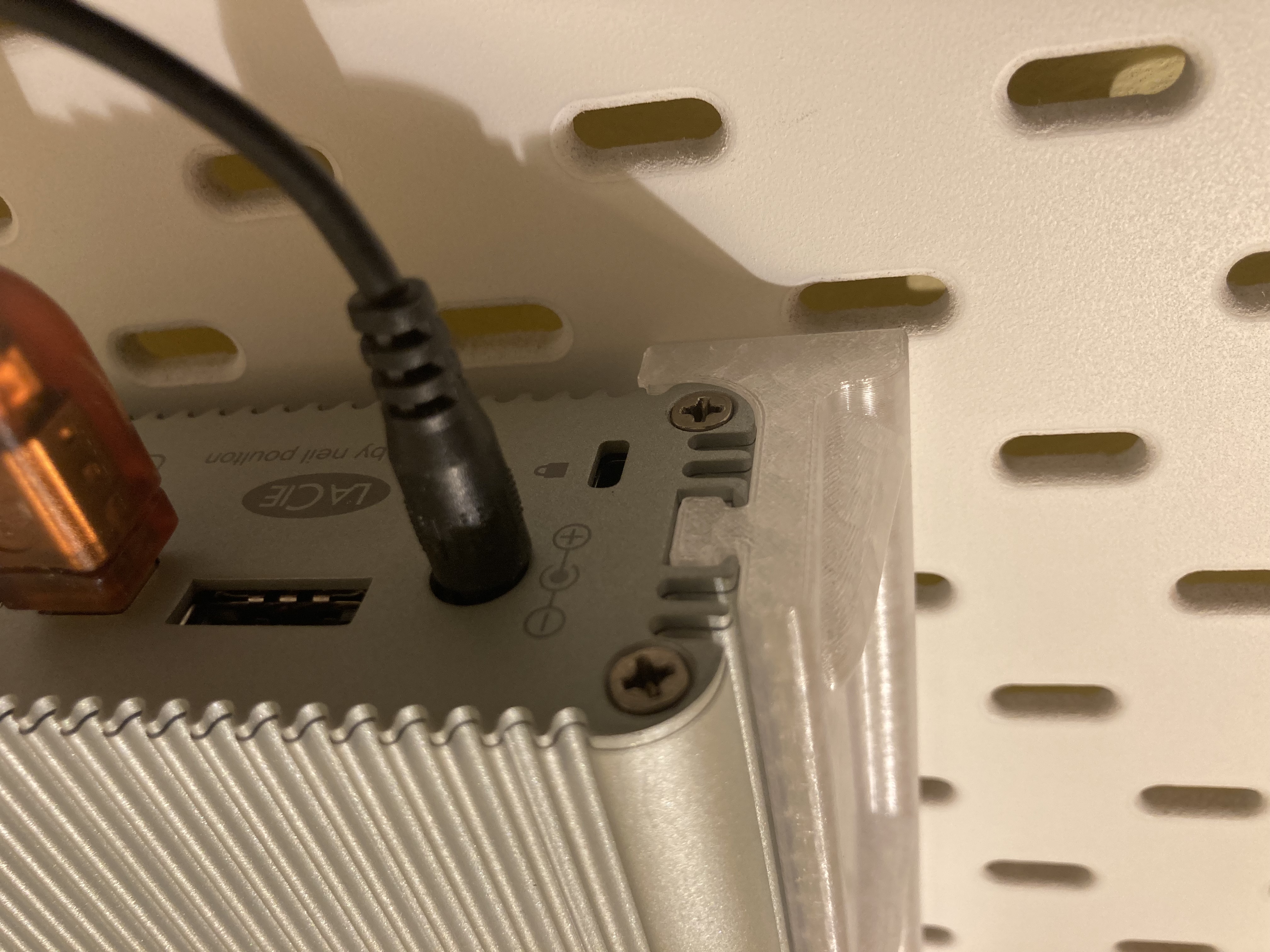 LaCie d2 Quadra HDD Mount for IKEA Skadis