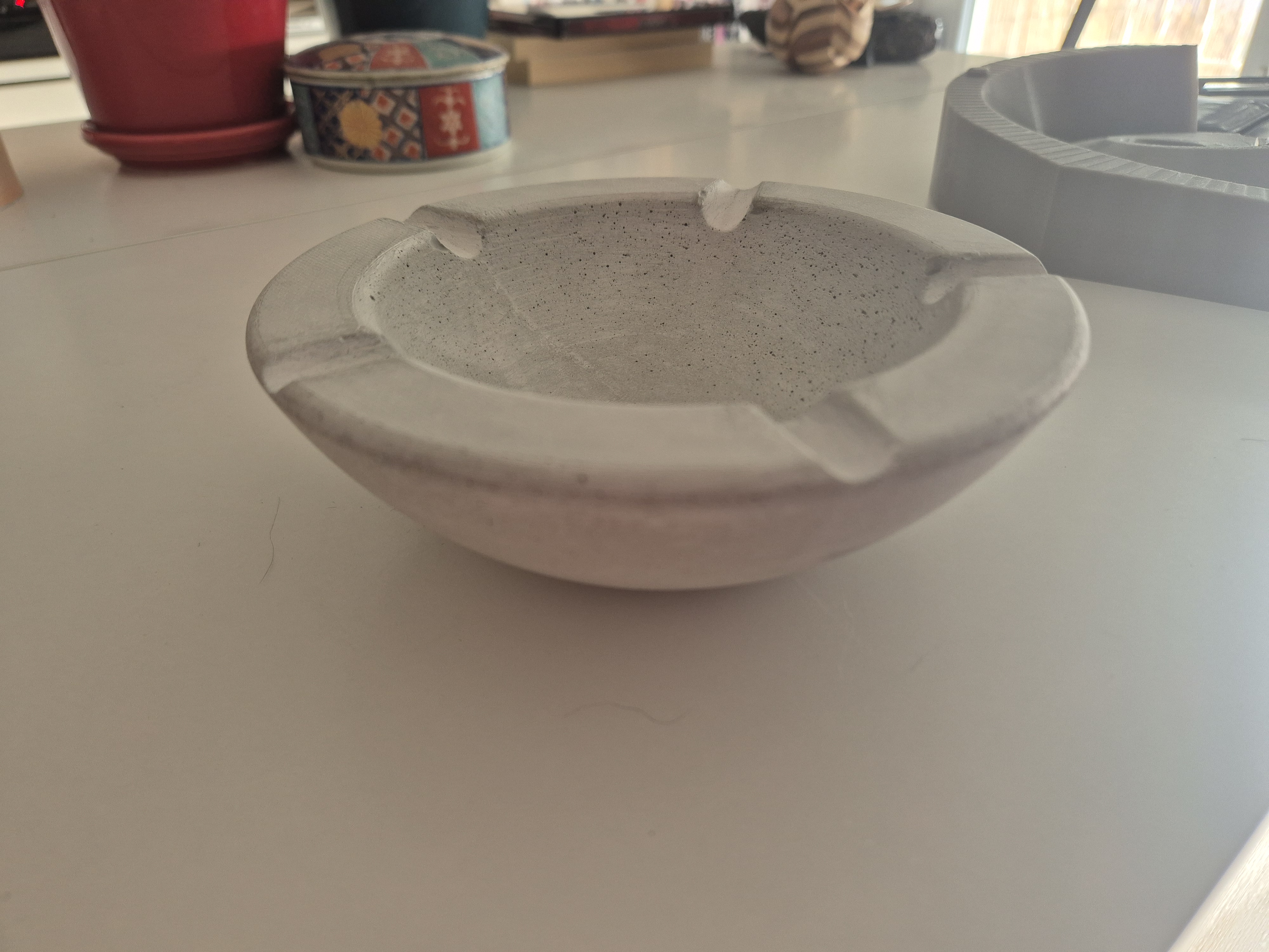 Concrete molding - ashtray