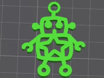 Robot keychain
