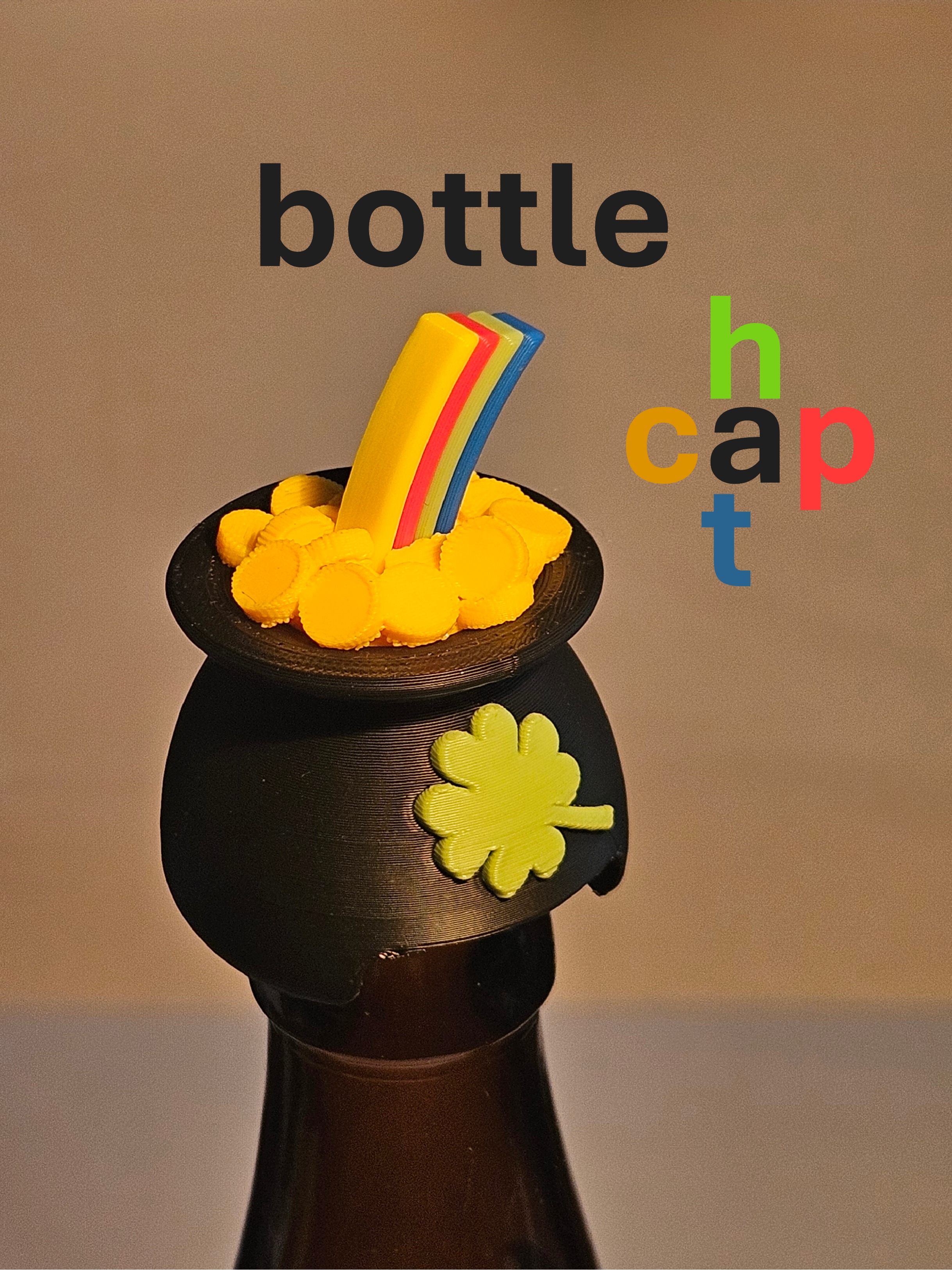 bottle cap hat St patrik's day edition