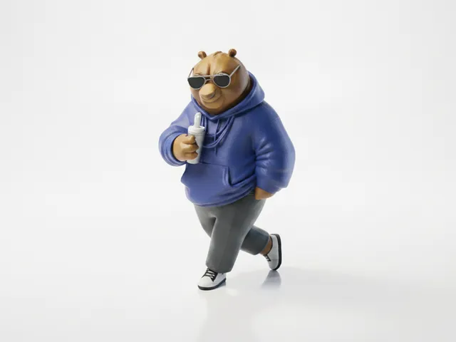 Cool Panda Figurine Animals 3D Printable
