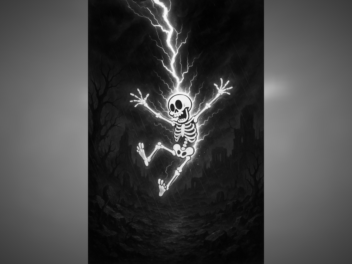 Electric Skeleton Hueforge