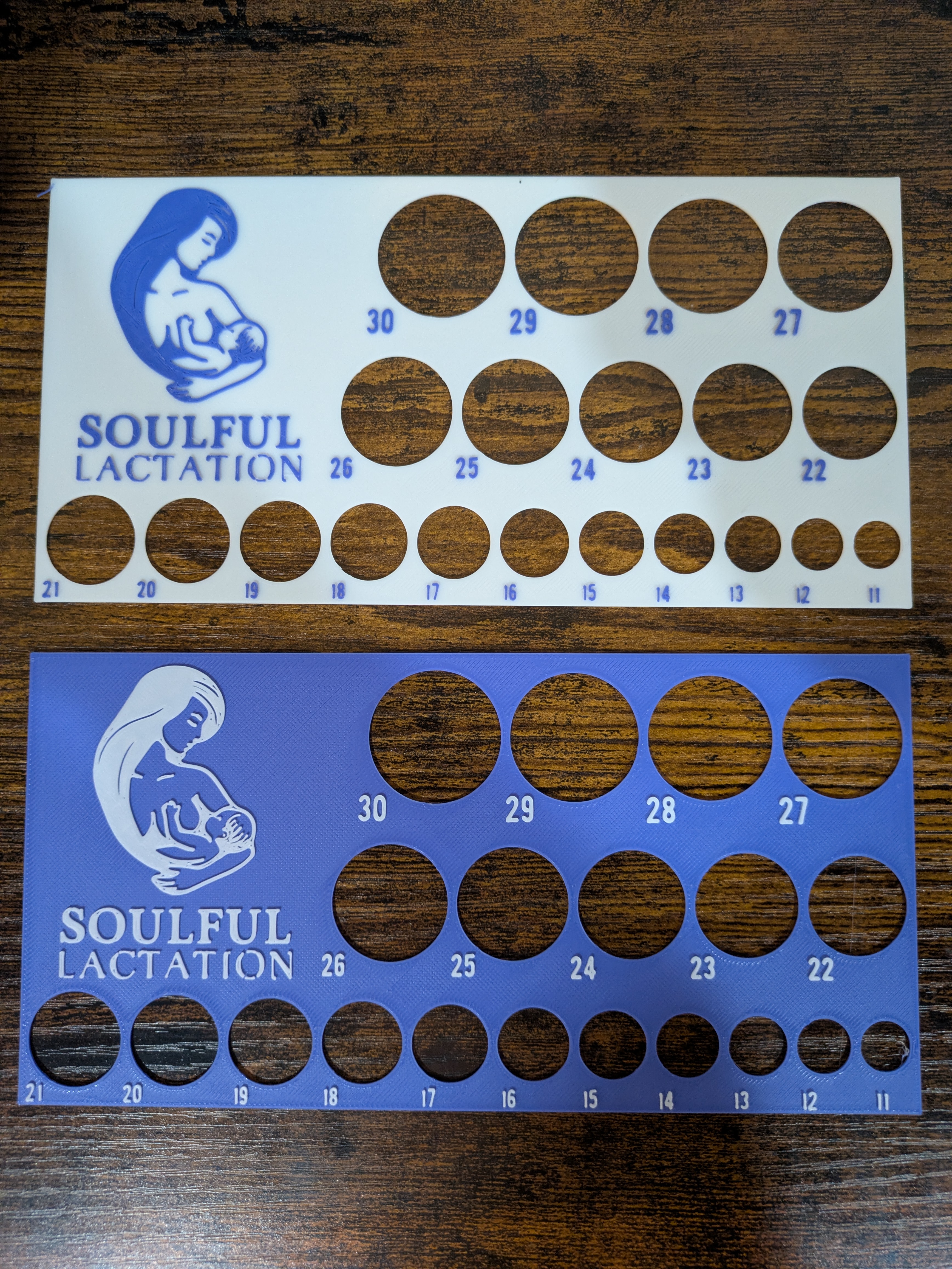 Customizable Nipple Measuring Guide for Lactation 3D model