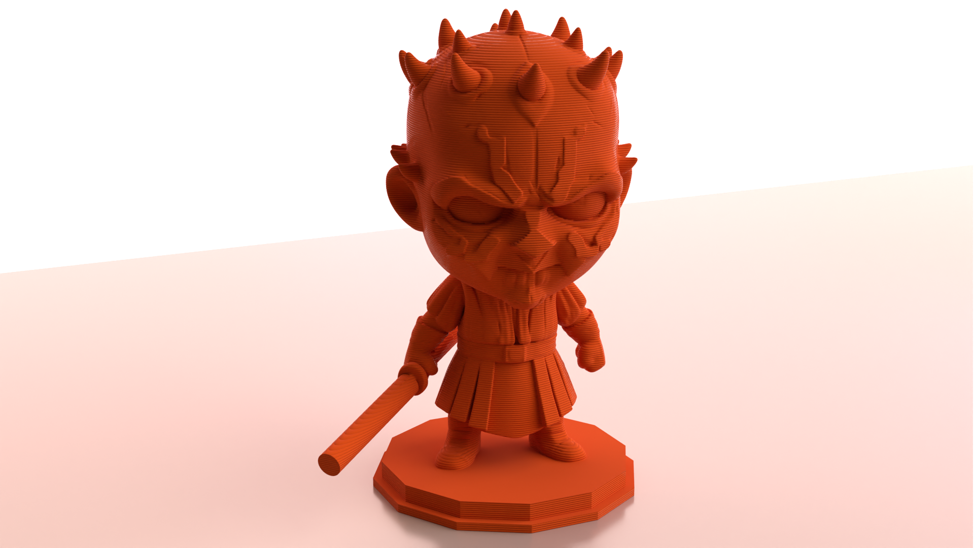 Cute Darth Maul Figurine