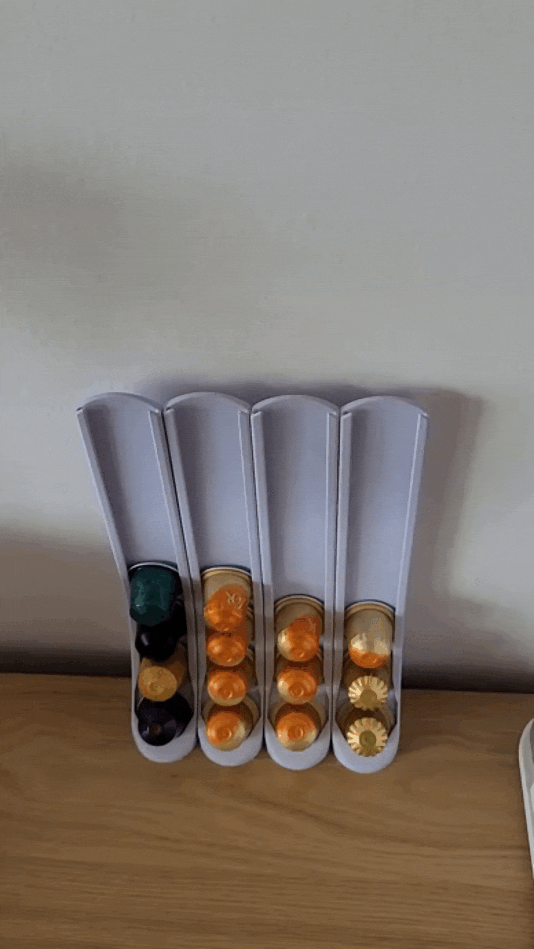 Coffee pod holder nespresso with many fixation