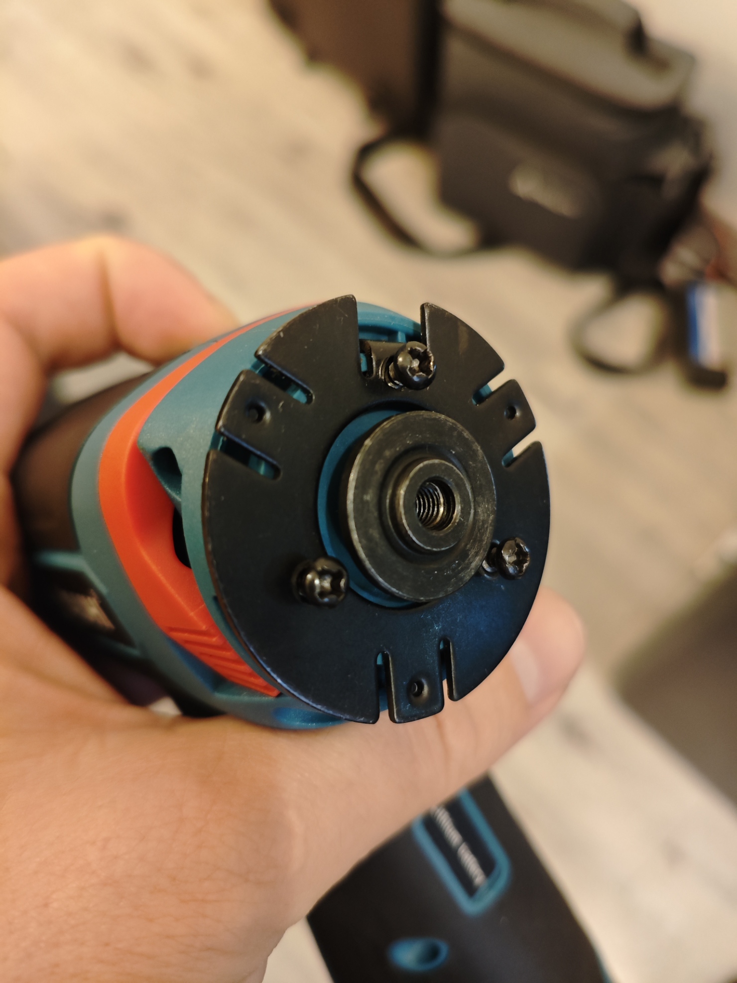 Miniatura 13 do modelo 3D Air pump from small angle grinder