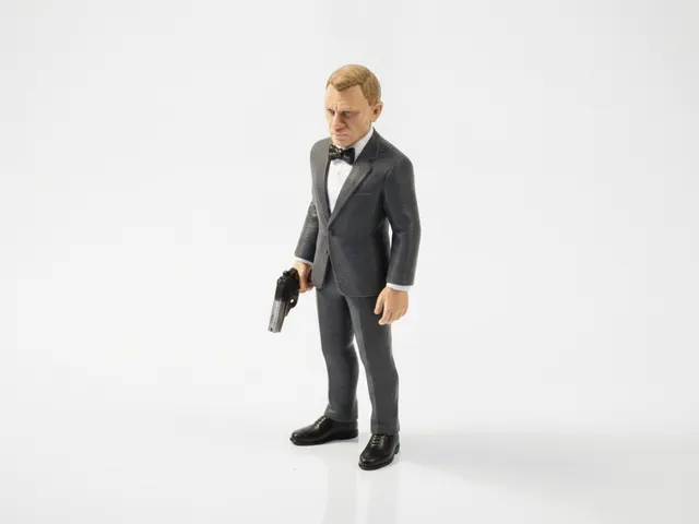 Daniel Craig James Bond Figurine Movies 3D Printable