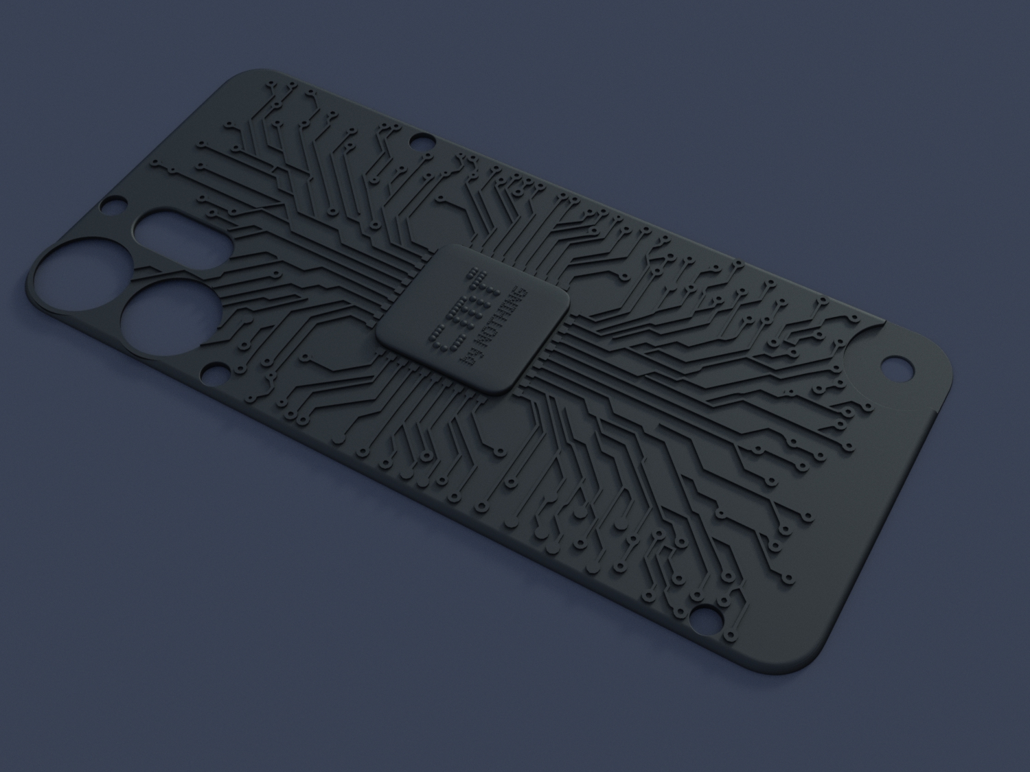 CMF Phone 2 Pro - “Root Circuit” Cover 3D model thumbnail