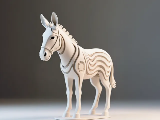 Donkey Hexa, Statue