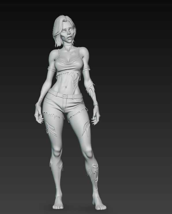 sexy zombie woman — miniatura 3