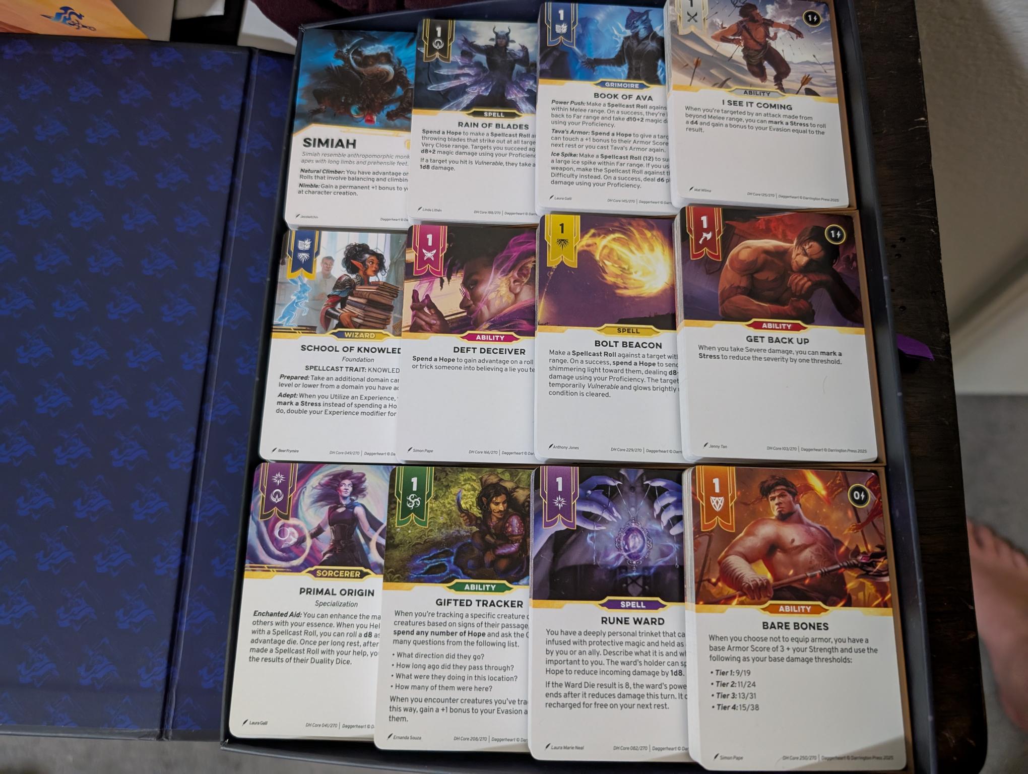 Daggerheart Card Organizer/Holder