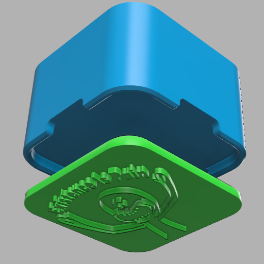 Meeseks "Existence is Pain" seal with interchangeable plate