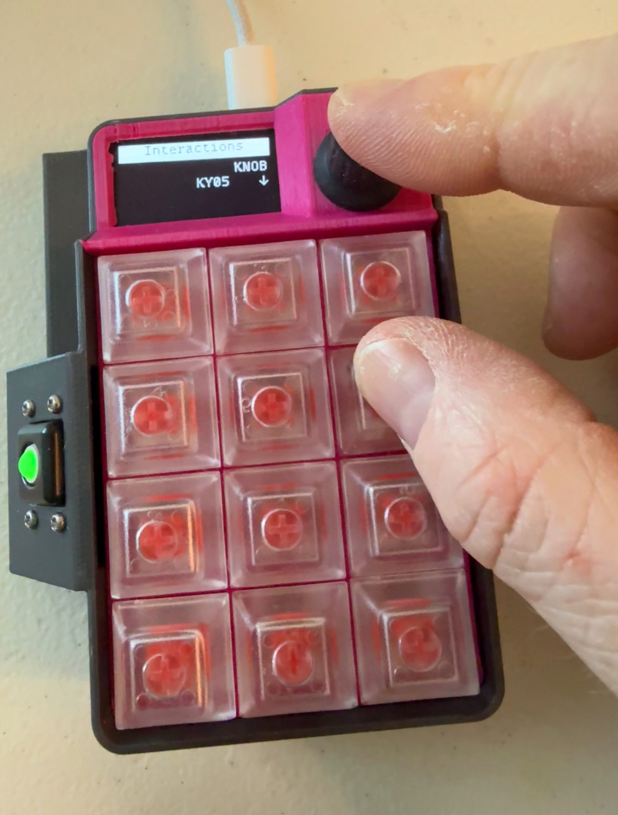 Case for the Adafruit Macropad w/ Right Thumb Trackpad