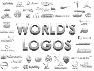 +100 World famous logos (+DXF)