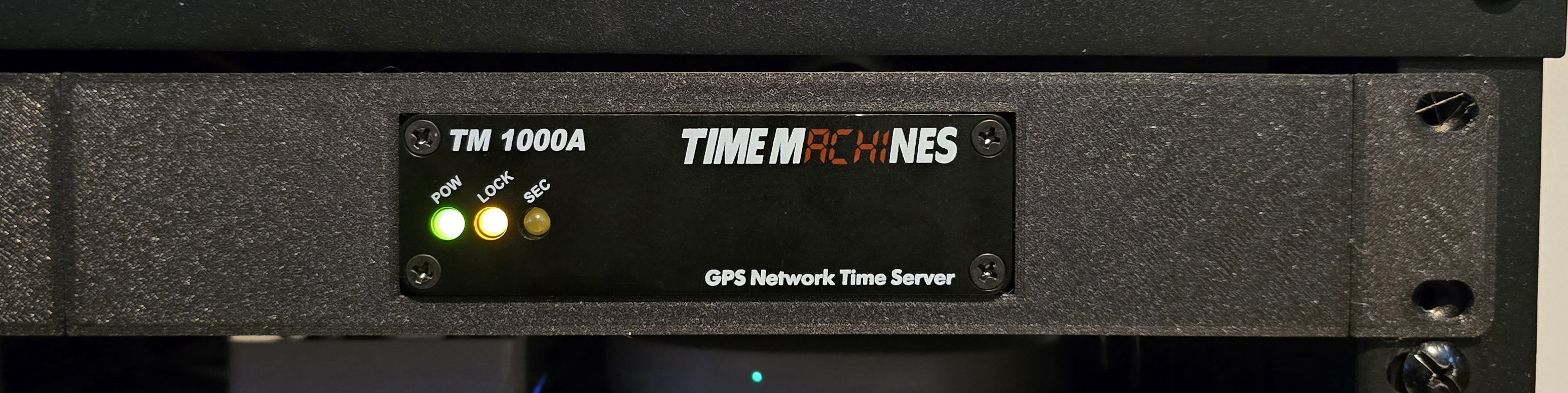 ESRack module for Time Machines TM1000A GPS/Network Time Server