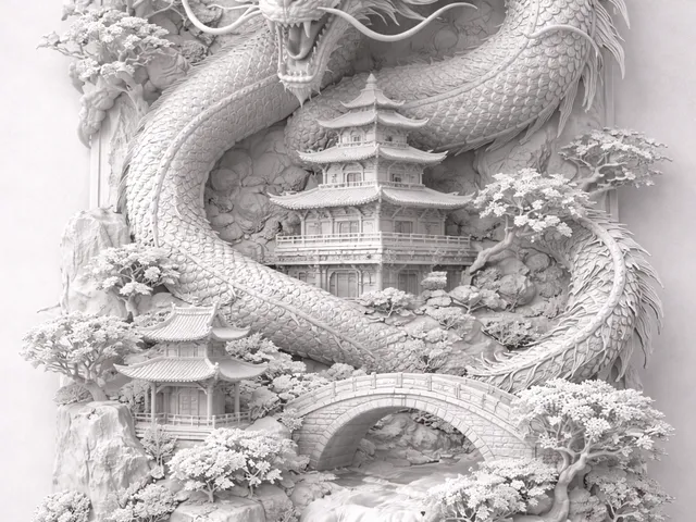 Old China 3d Art