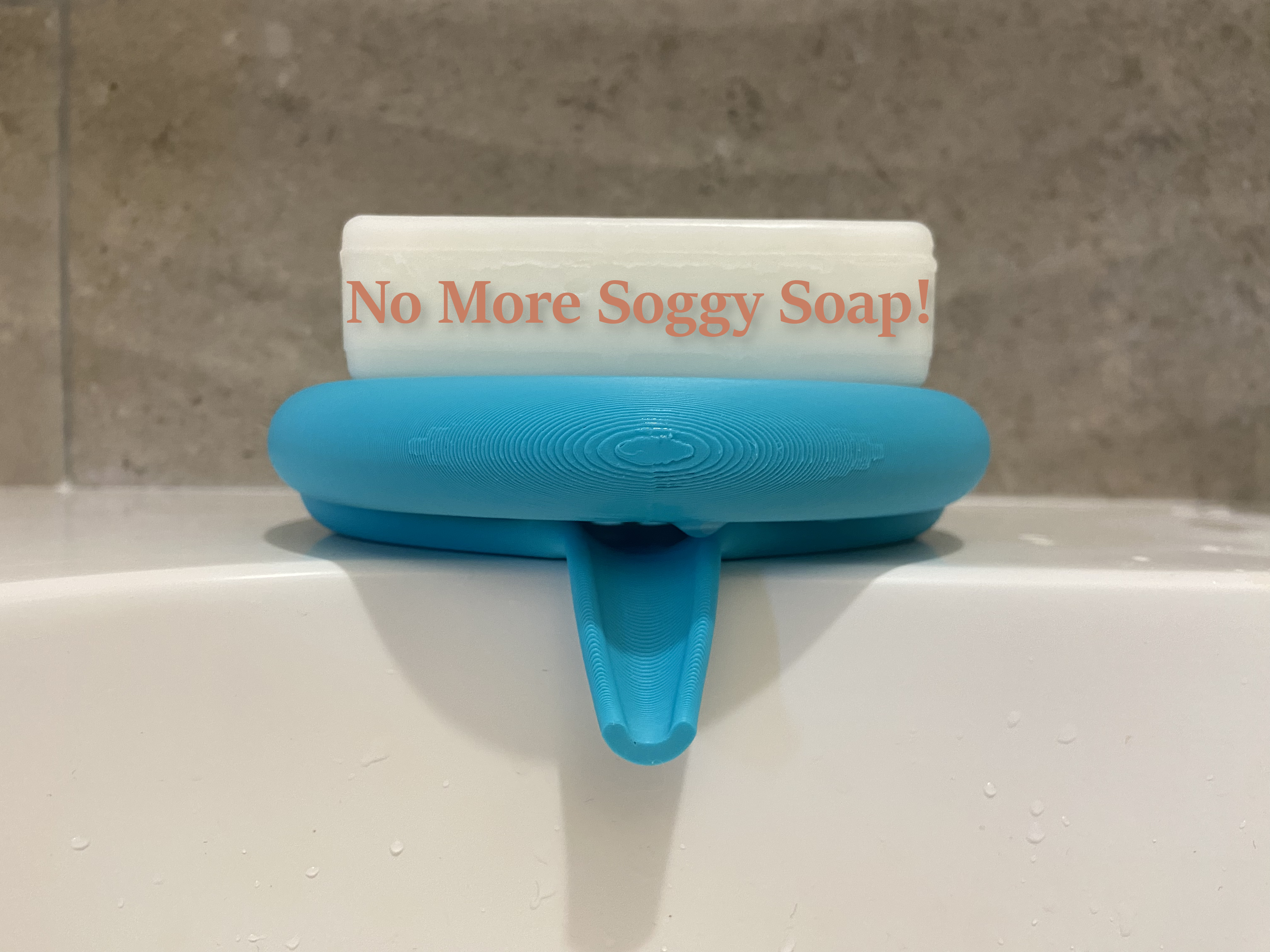 Self-Draining Soap Dish |Drains Directly Into Sink