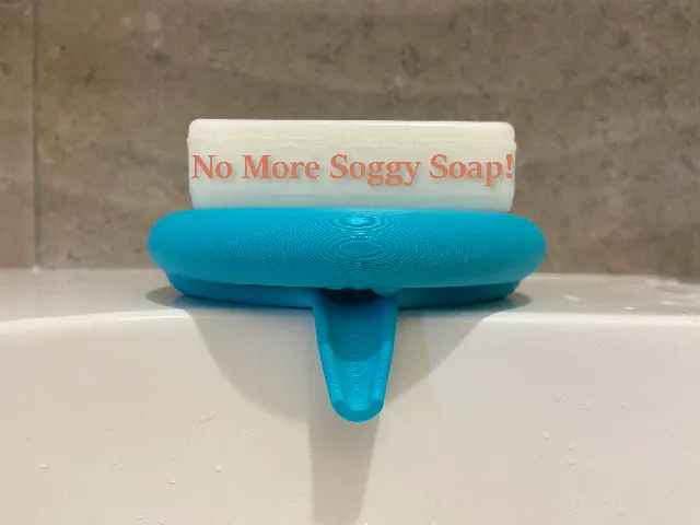 Self-Draining Soap Dish |Drains Directly Into Sink
