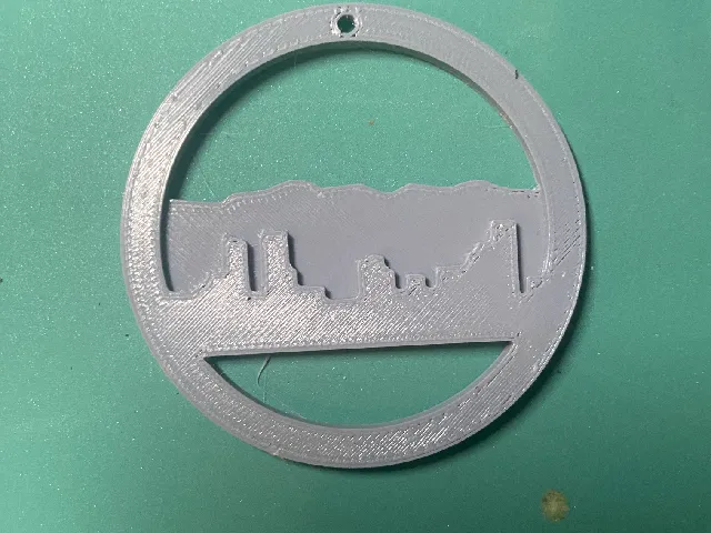 Denver Skyline Keychain
