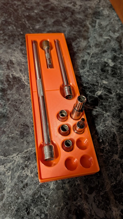 3/8 Ratchet Extension Gridfinity Holder