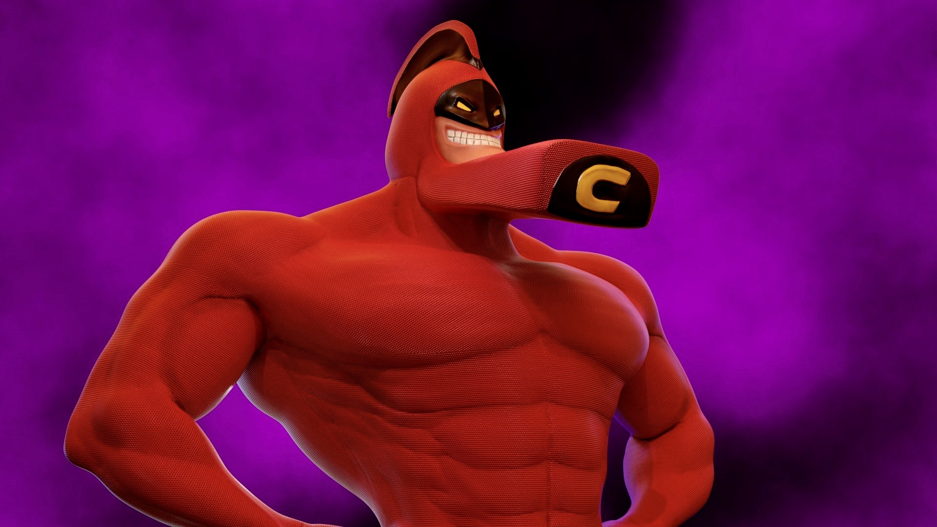 The Crimson Chin From The Fairly Oddparents