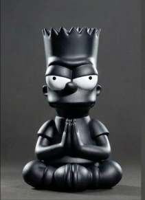 Grumpy Bart Simpson Zen