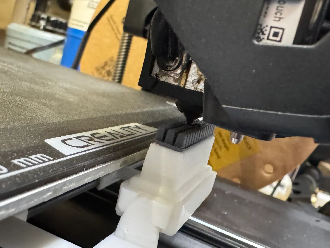 Ender 3 V3 SE/KE Automatic Brush Nozzle Cleaner by Dane Reasenberg