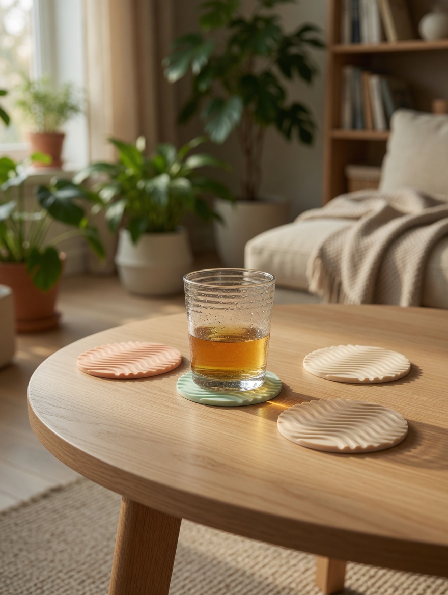 Miniatura 2 do modelo 3D Wavy Ocean Coaster
