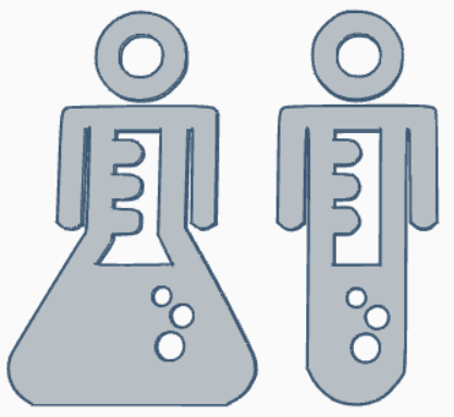 WC značky - chemie (WC signs - chemistry)