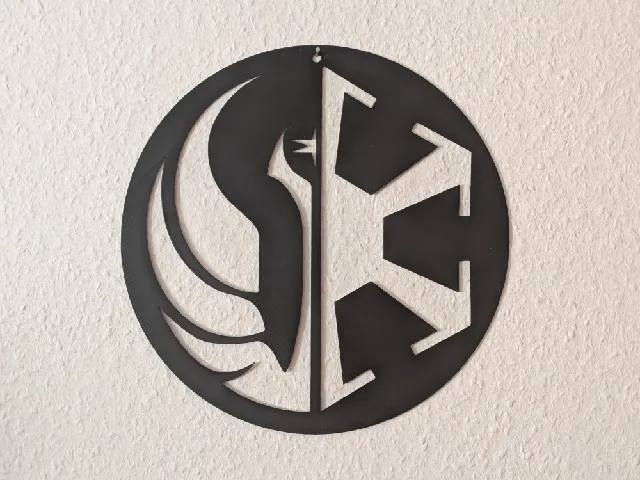 Zakuul / Eternal Alliance Crest - 2D Wall Art - Stencil - Star Wars Fan Art - SWTOR