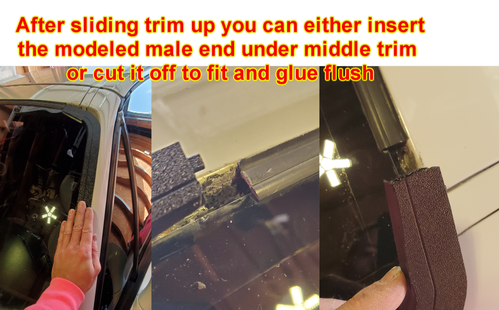Del Sol Windshield Trim (With clipless design!) — miniatura 8