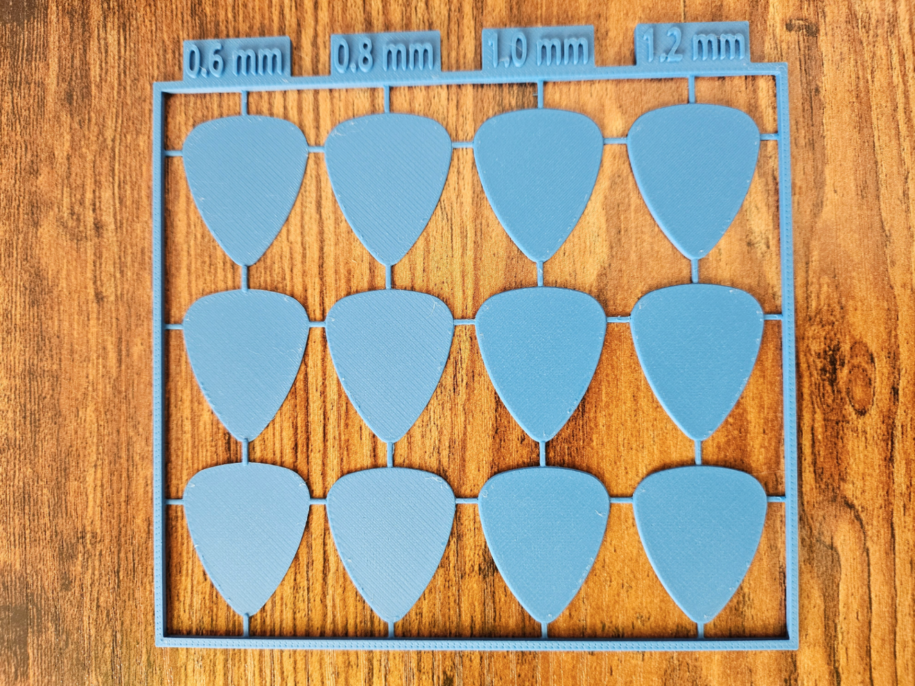 guitar pick kit card