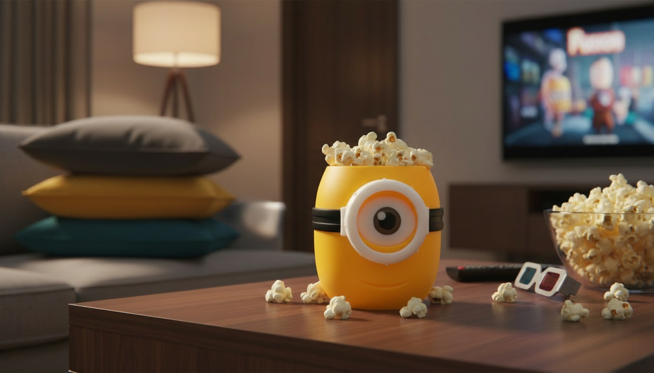 Minion Inspired Popcorn Bucket