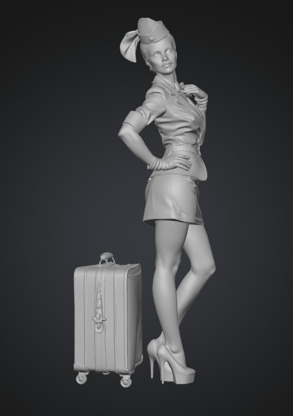 Vintage Flight Attendant