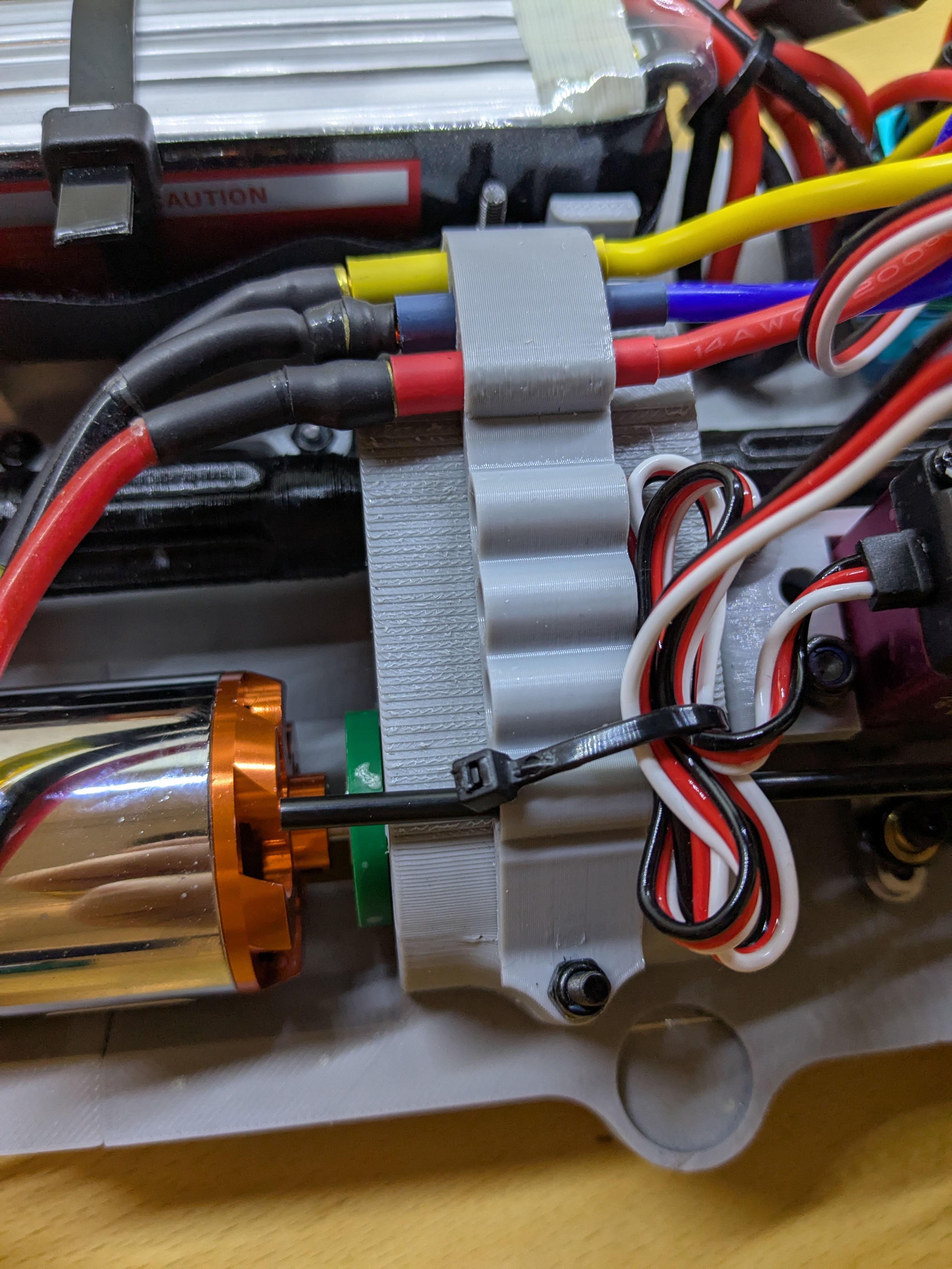 Explorer MK1 - Cable Mount on Gearbox 3D model thumbnail