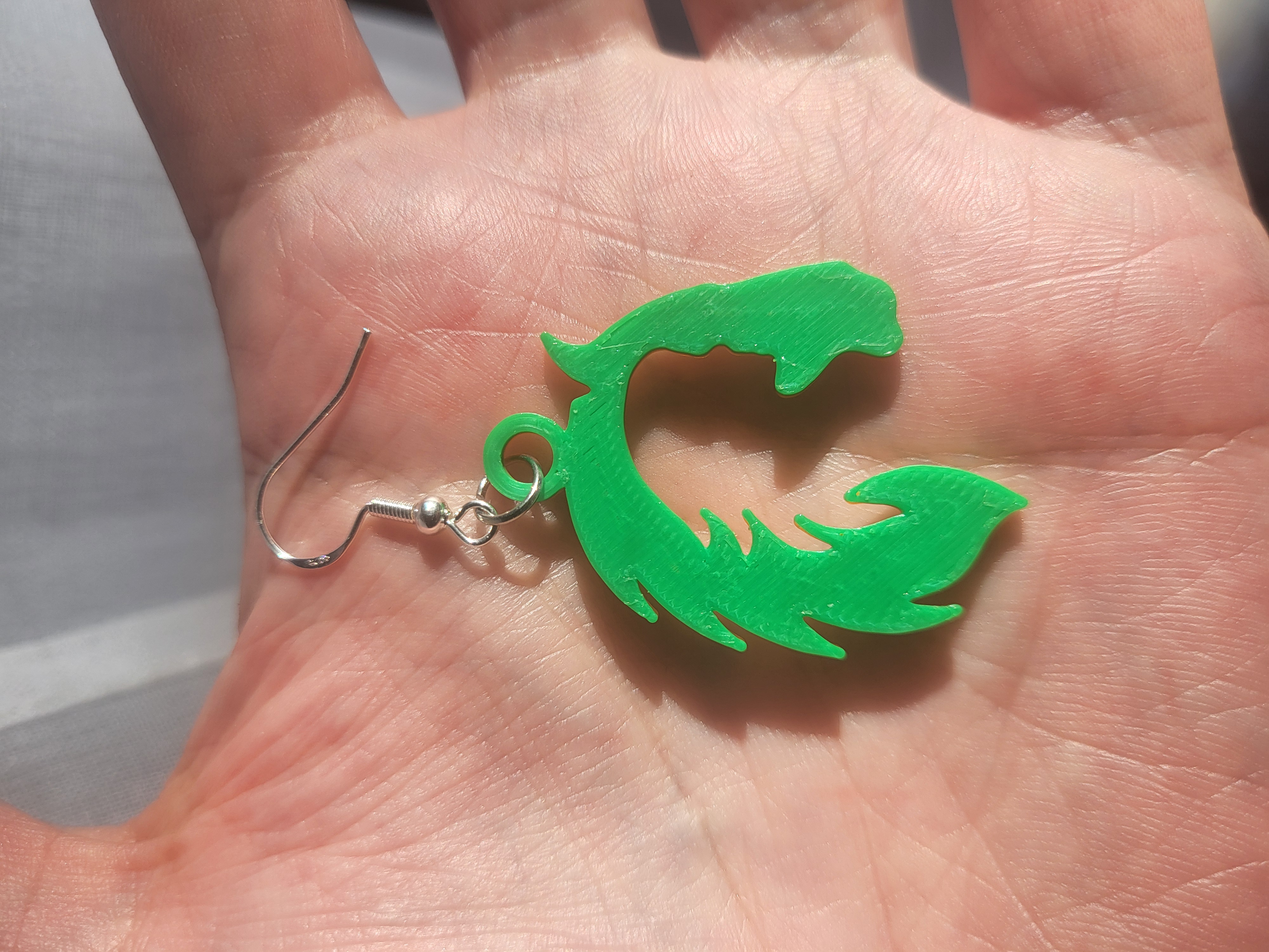 Earrings - 074 - Easy Print 3D model