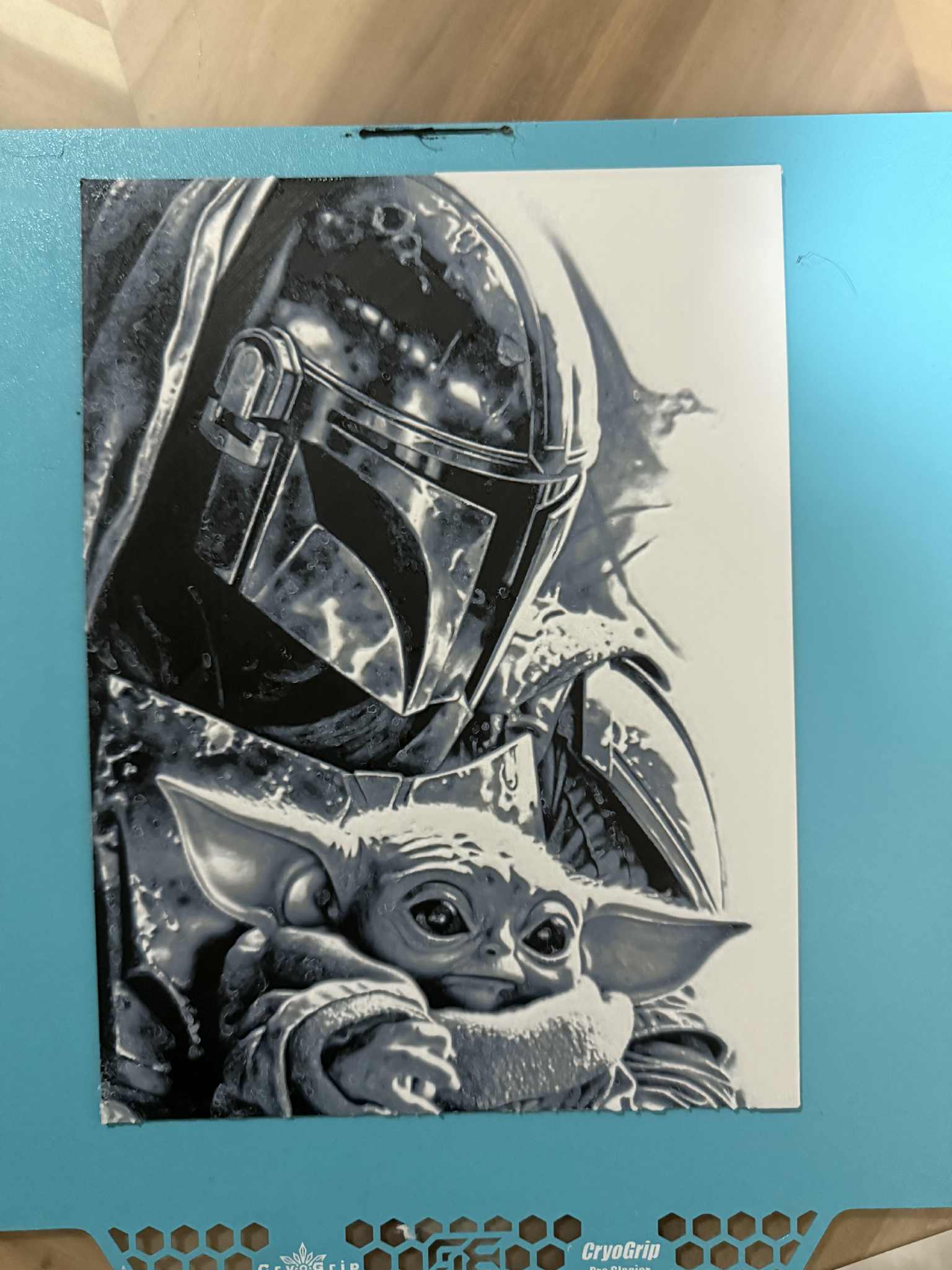 Mandolorian with Grogu