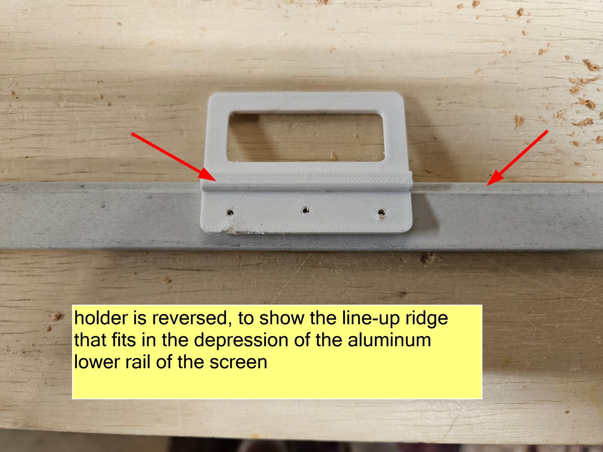 Miniatura 2 do modelo 3D Window screen pull handle replacement