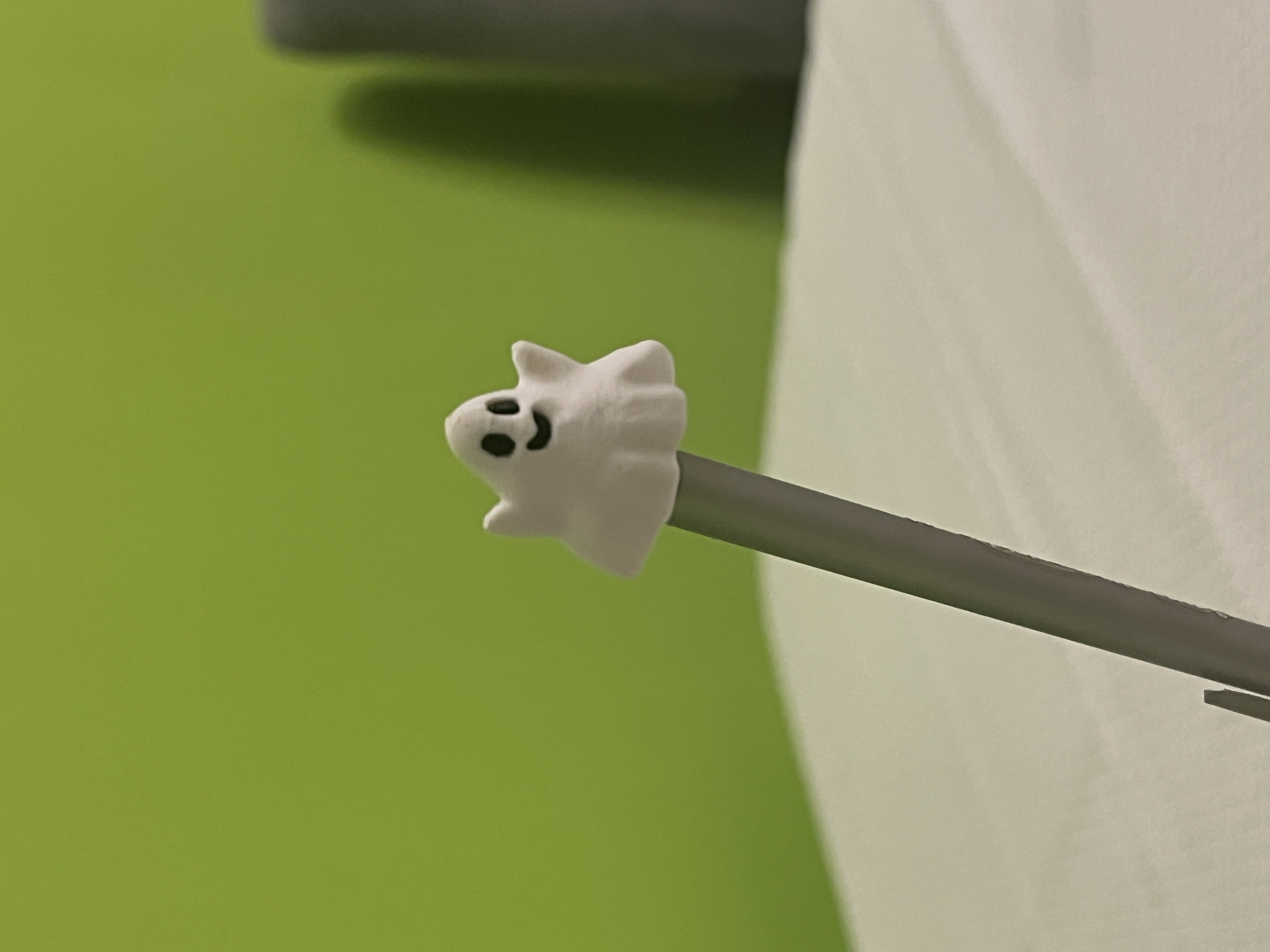 Cute little ghost pen or pencil cover