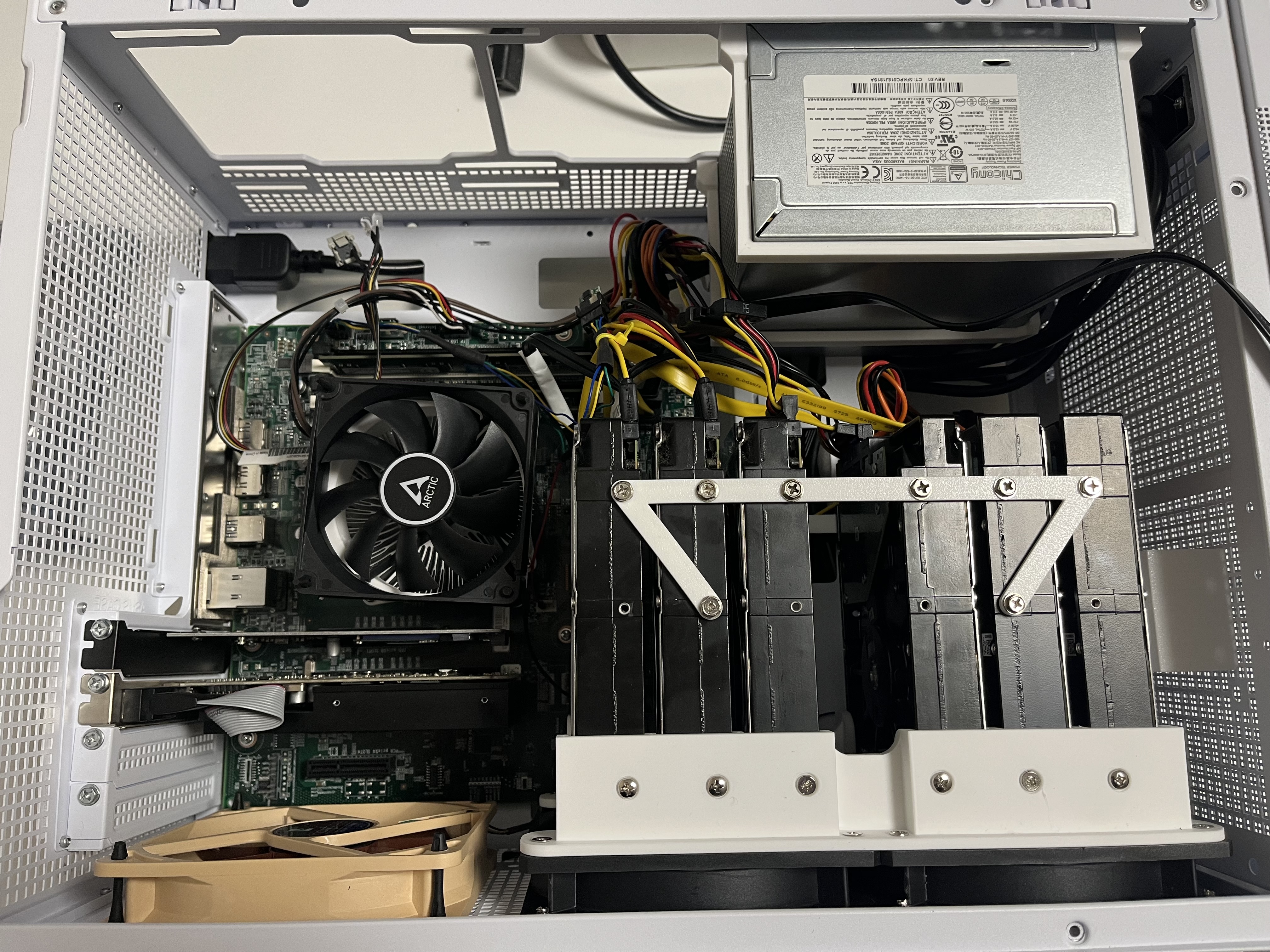 6x3.5 hdd to 2x 120mm fan mount
