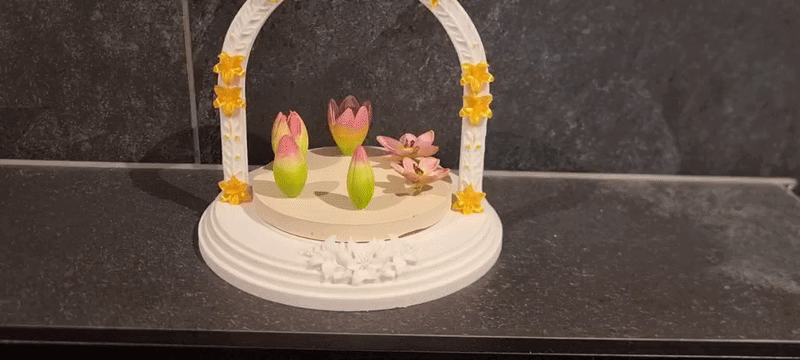 The Eternal Bloom spinning decor