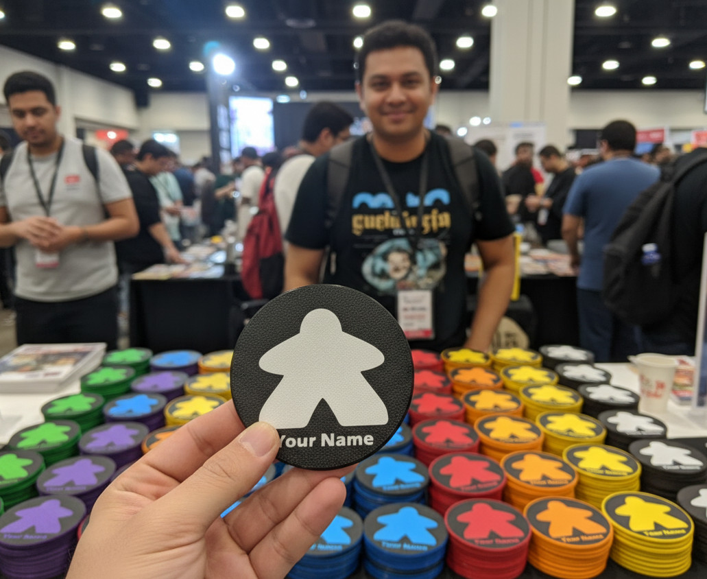 MEEPLE Coaster (Meeple Untersetzer)