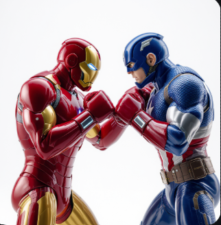 RONMAN VS CAPTAIN AMERICA