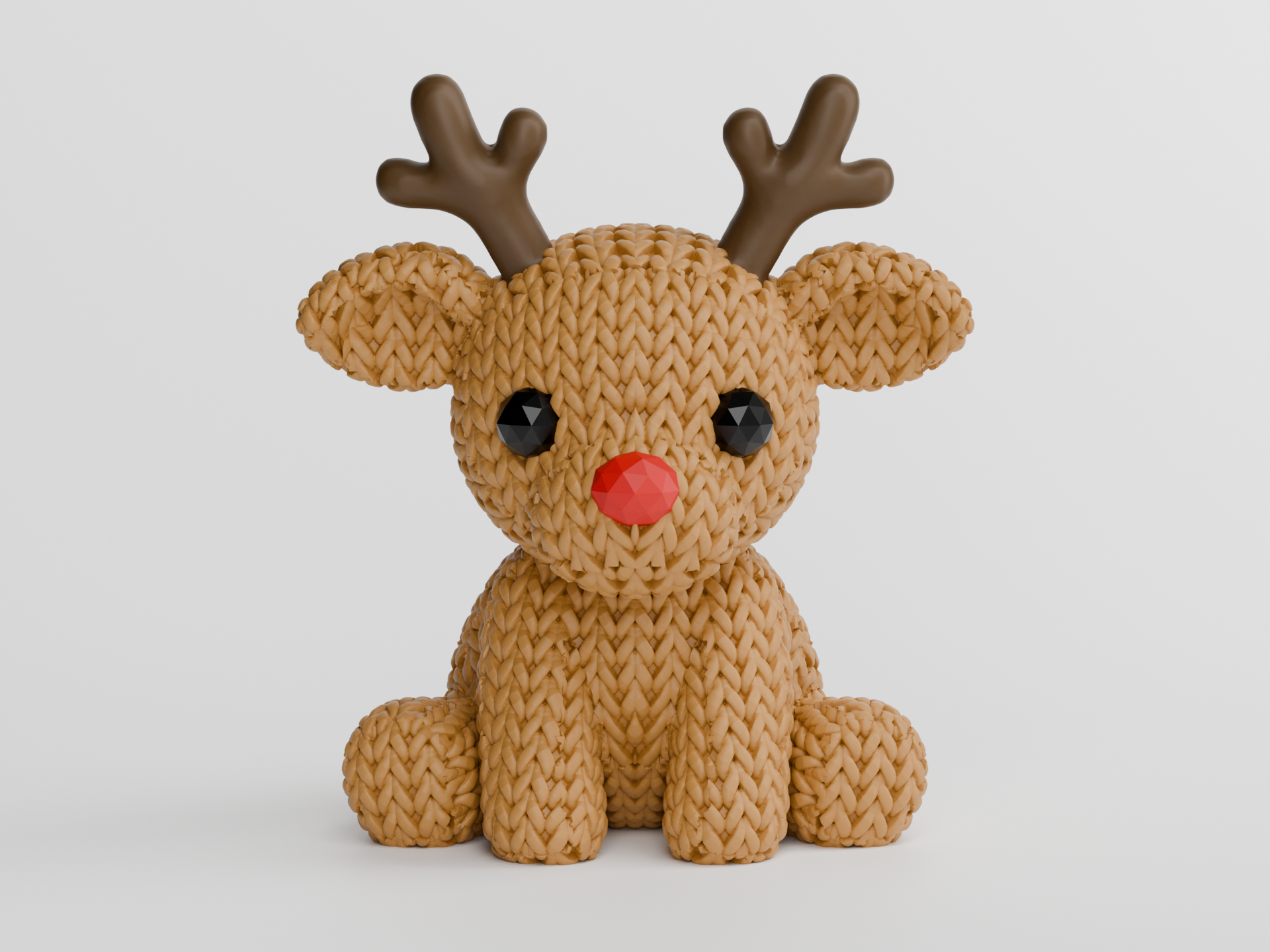 Knitted Reindeer