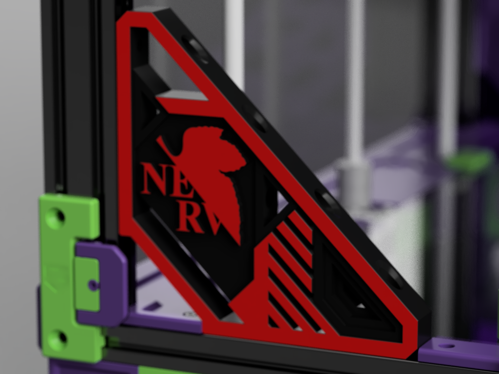 NERV Themed Mercury One.1 Bracket