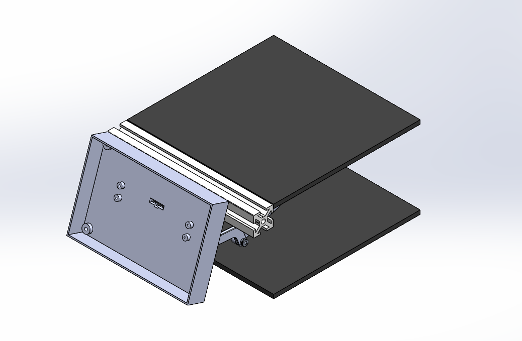 Voron2.4 foldable screen bracket