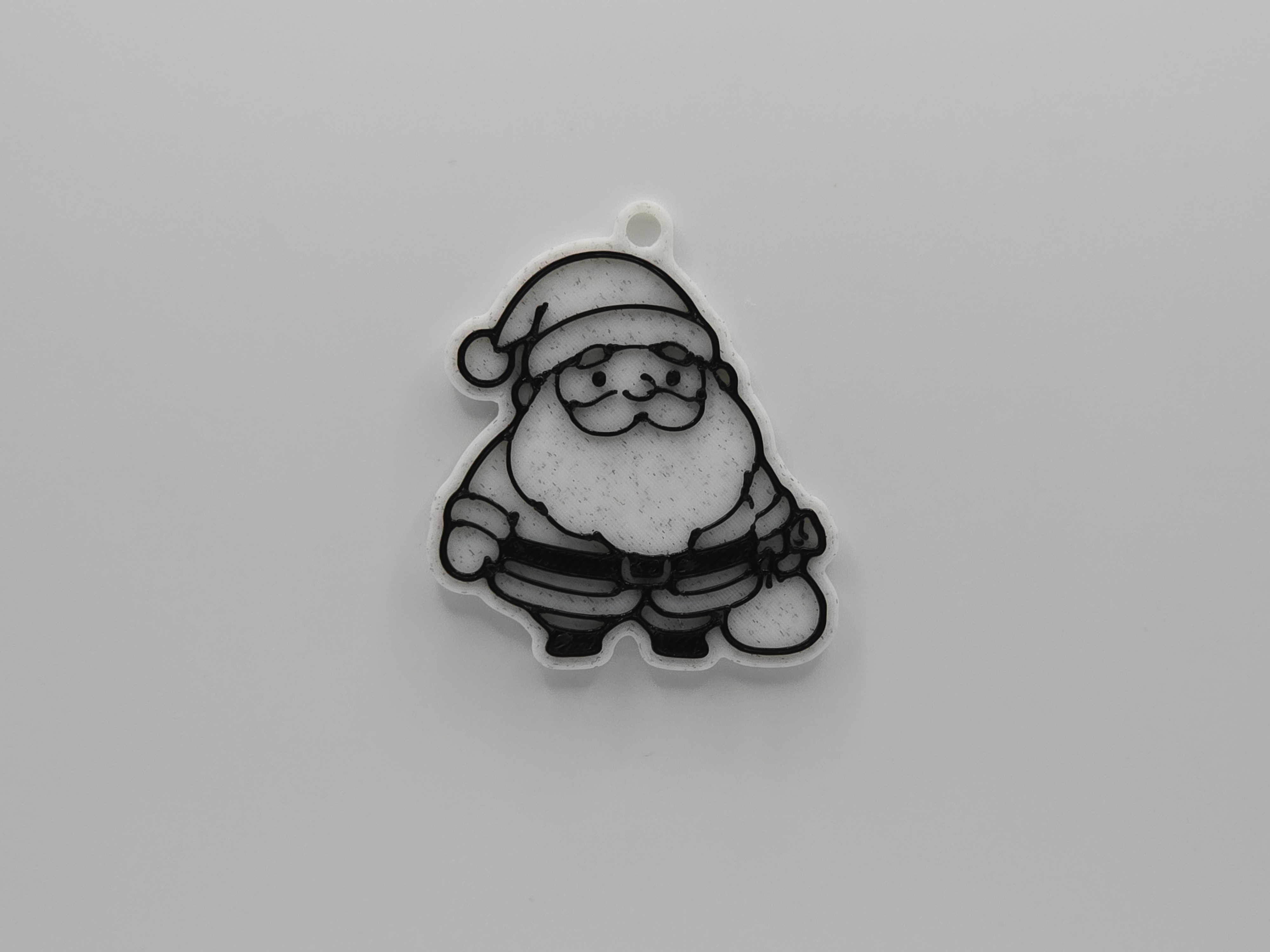 The Chubby Santa Keychain