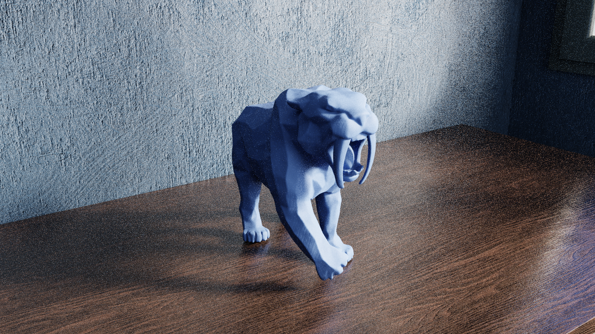 Low Poly Sabre Tooth — miniatura 7