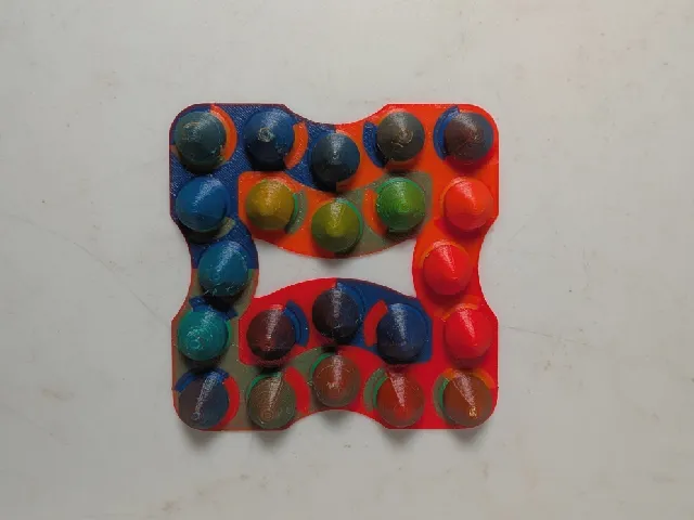 Compact Color Coded ColorMix Calibration Cones